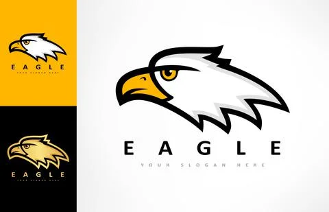 Eagle head logo bird vector. Animal design. Stock Illustration