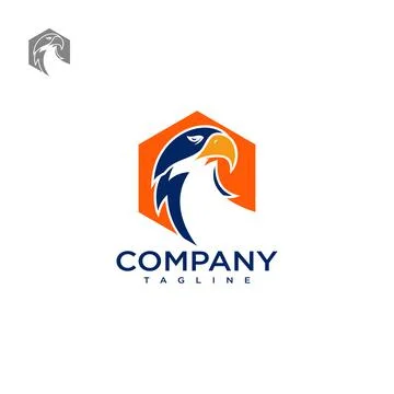 Eagle head logo Stock Illustration