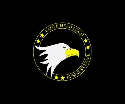 Eagle Head Logo Illustrazione stock