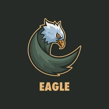 Eagle Head Logo Stock Illustration