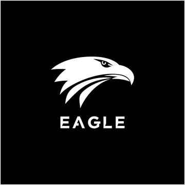 Eagle head logo illustration Stock Illustration