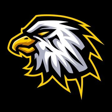Eagle head logo vector illustration Stock Illustration