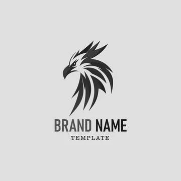 Eagle head logo vector illustration Stock Illustration