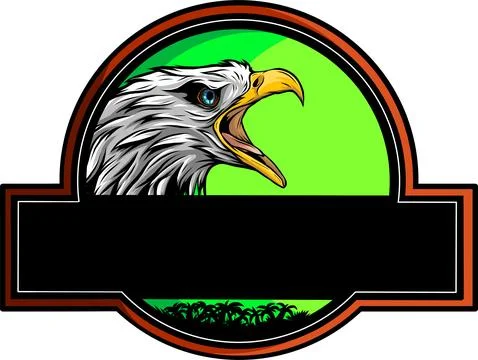 Eagle head logo vector illustration design Stock-Illustration