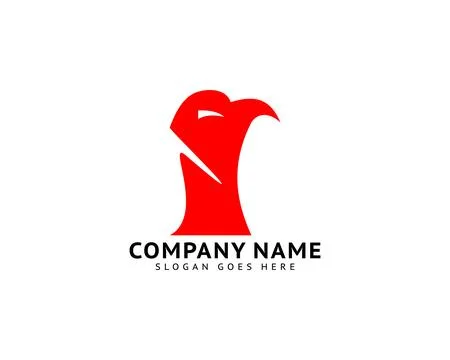 Eagle head logo vector illustration Stock Illustration