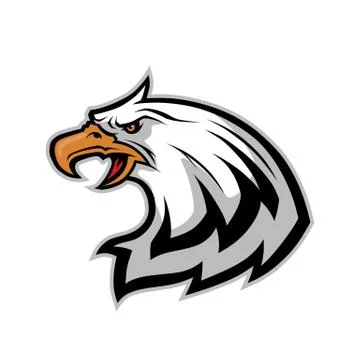 Eagle head mascot Stock Illustration