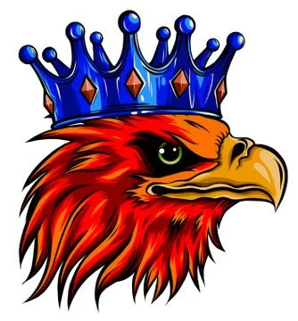 This is an Eagle Head Mascot vector illustration Stock Illustration