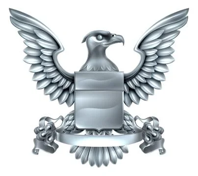 Eagle Heraldry Design Stock Illustration