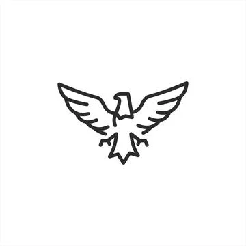 Eagle Icon Stock Illustration