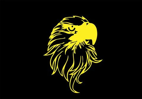 Eagle icon isolated on background Stock Illustration