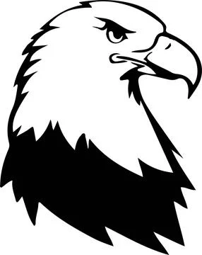 Eagle icon isolated on white background Stock Illustration