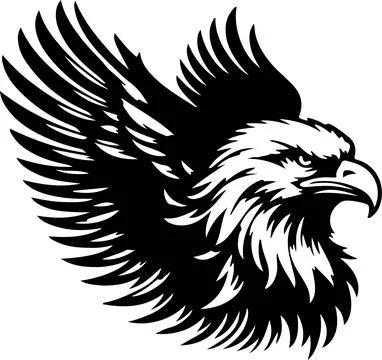 Eagle icon isolated on white background Stock Illustration