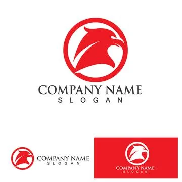 Eagle icon logo design vector template Stock Illustration