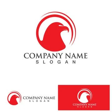 Eagle icon logo design vector template Stock Illustration