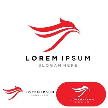 Eagle icon logo design vector template Stock Illustration