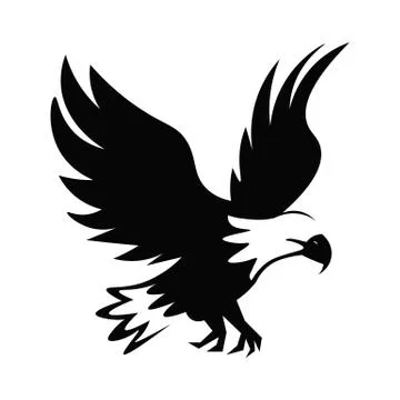 Eagle Icon Vector Stock Illustration