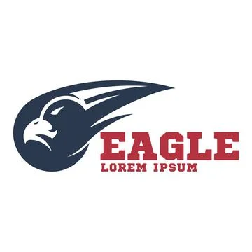 Eagle logo. Abstract Eagle logo design template. Stock Illustration