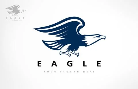 Eagle logo bird vector. Animal design. Stock Illustration