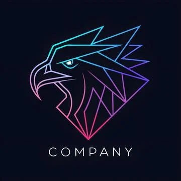 Eagle logo for company Stock Illustration