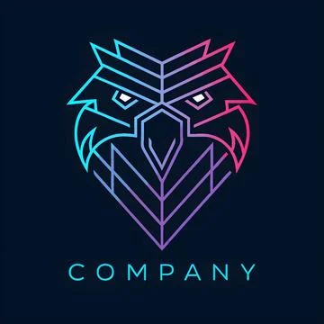 Eagle logo for company Stock Illustration