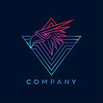 Eagle logo for company Stock Illustration