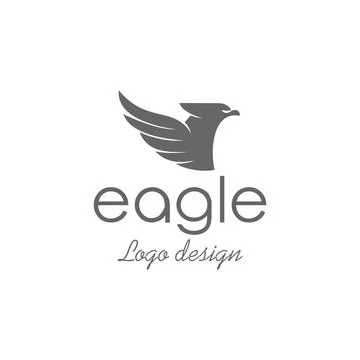 Eagle logo design , Abstract Eagle logo design template, Eagle Logo Vector Stock Illustration