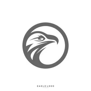 Eagle logo design template vector. Head Eagle concept icon Stock Illustration
