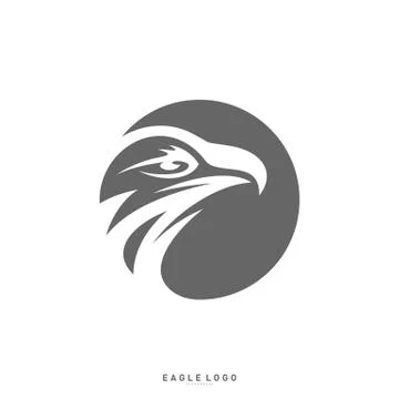 Eagle logo design template vector. Head Eagle concept icon Stock Illustration