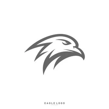 Eagle logo design template vector. Head Eagle concept icon Stock Illustration