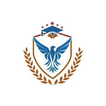 Eagle logo design vector icon Illustrazione stock