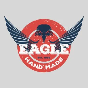 Eagle logo Illustrazione stock
