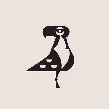 Eagle. Logo. Illustration. Stock Illustration