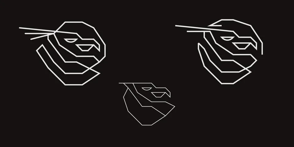 Eagle logo, illustration, vector Stock Illustration