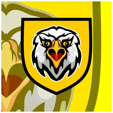 Eagle logo mascot Stock Illustration