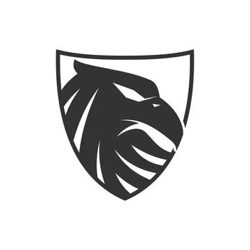 Eagle logo template. Icon Illustration Brand Identity. Isolated and flat il.. 스톡 일러스트
