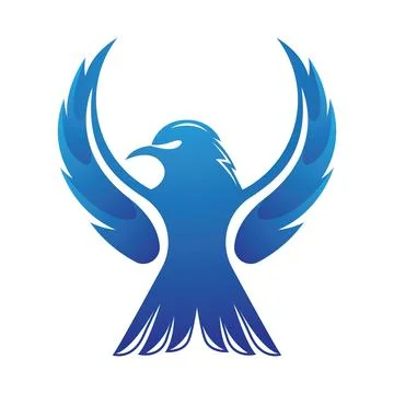 Eagle logo template vector icon Stock Illustration