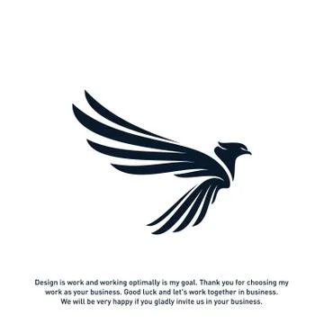 Eagle Logo Vector, Design Logo Template. Eagle logo Concepts Stock-Illustration