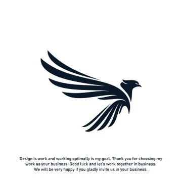 Eagle Logo Vector, Design Logo Template. Eagle logo Concepts Stock Illustration