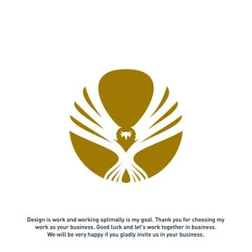 Eagle Logo Vector, Design Logo Template. Eagle logo Concepts Stock Illustration