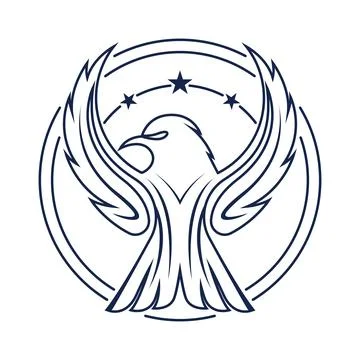 Eagle logo vector icon design Stock Illustration