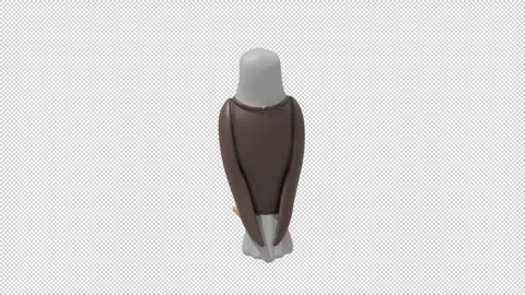 Eagle - Loop Alpha HD ProRes Stock Footage 327723649