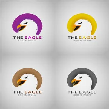 THE EAGLE LOREM IPSUM 2017 10 Stock Illustration