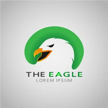 THE EAGLE LOREM IPSUM 2017 4 Stock Illustration