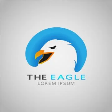 THE EAGLE LOREM IPSUM 2017 Stock Illustration