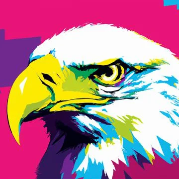 Eagle mascot concept Stock Illustration