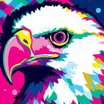 Eagle mascot concept Stock Illustration