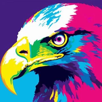 Eagle mascot concept Stock Illustration