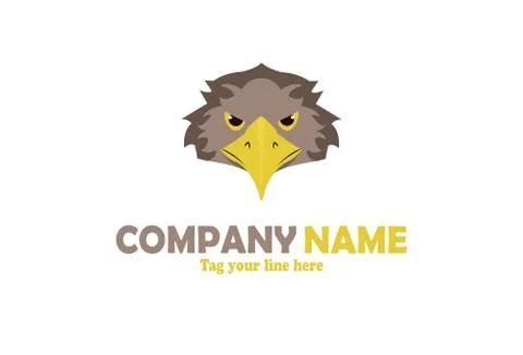 Eagle mascot logo Stock Illustration