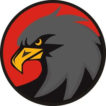 Eagle Mascot Vector Logo Stock Illustration