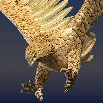 Eagle Ornamental 3D Model